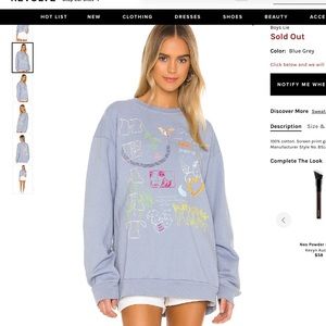 Boys Lie Word Vomit Crewneck